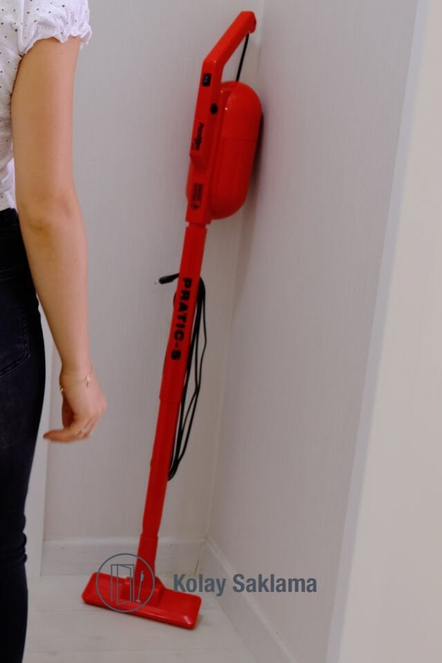 Fantom Pratik P 1200 Dik Süpürge - Kırmızı