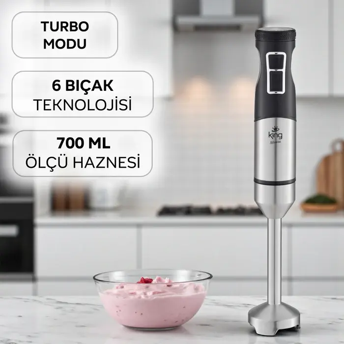 KİNG KEB1031 Mixora El Blenderı