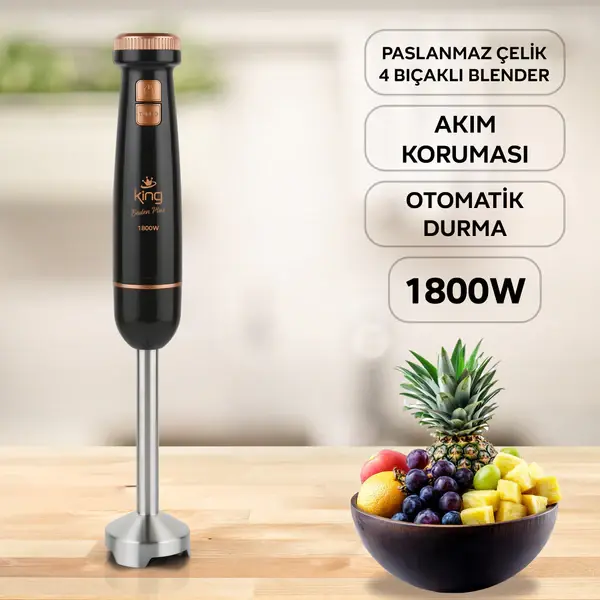 KEB1075 Boden Plus El Blenderı-Siyah Bakır
