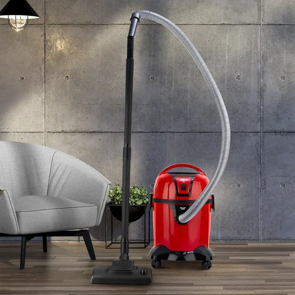 Stilevs Uzay S Islak-Kuru Elektirikli Süpürge 2400 W - Kırmızı-Siyah